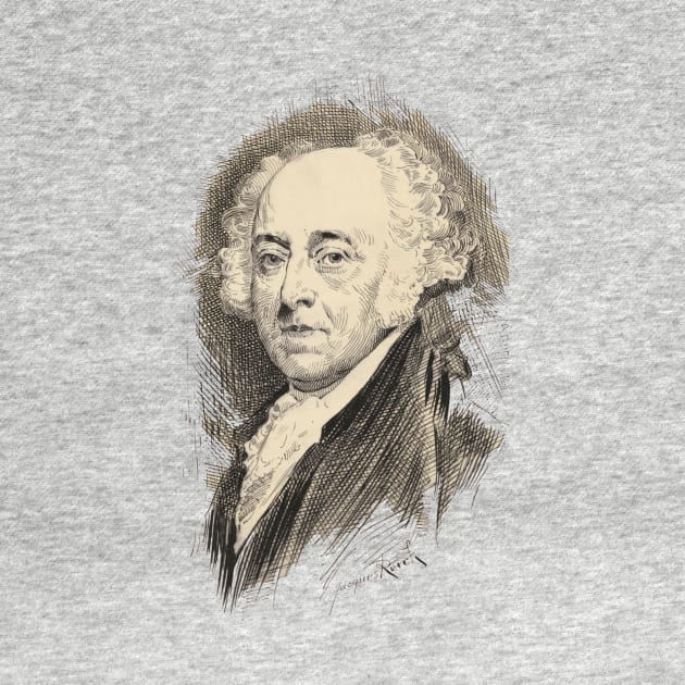 Portrait of John Adams by LP Designs